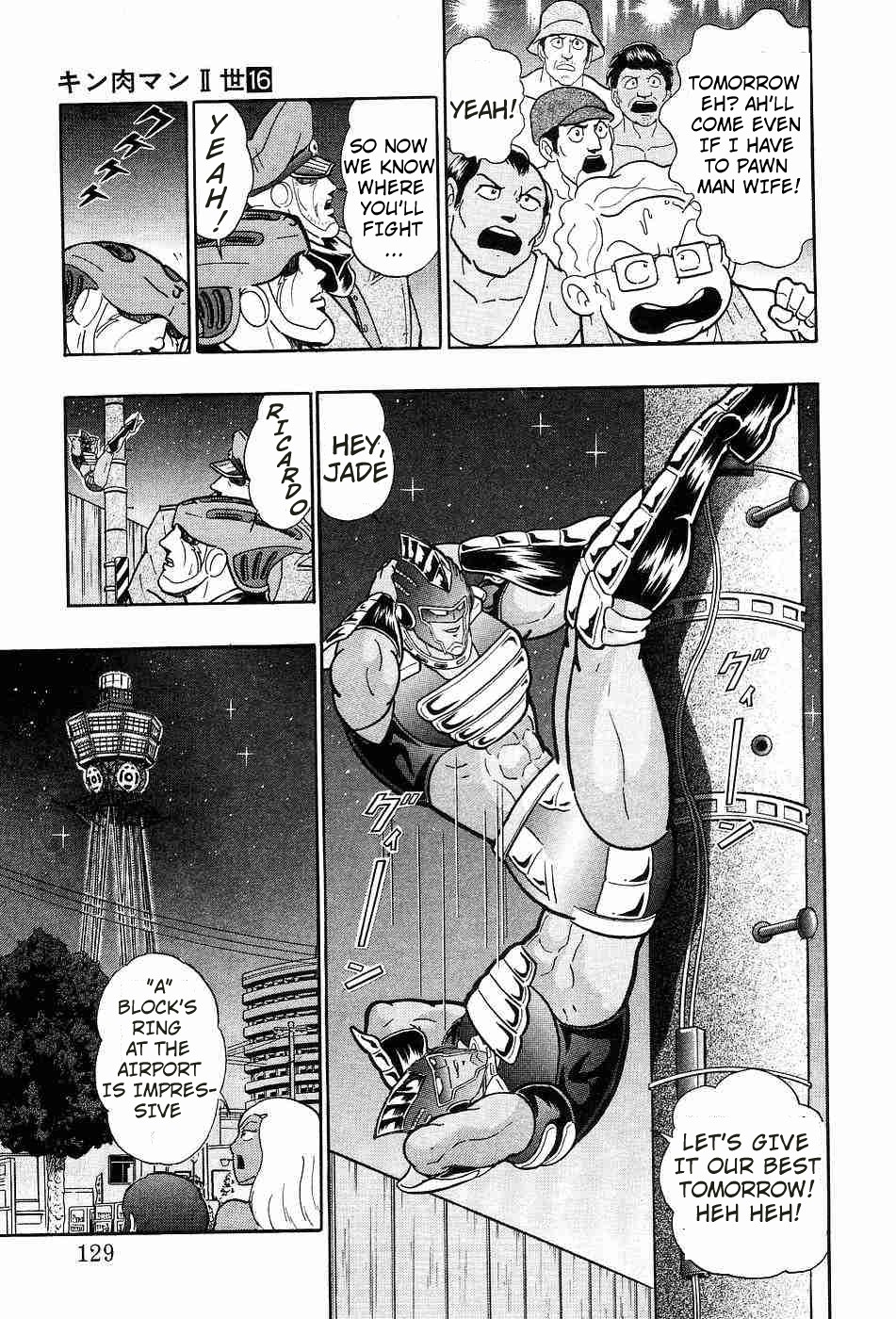 Kinnikuman Ii Sei: Kyuukyoku Choujin Tag Hen - Vol.16 Chapter 156: Flashy Osaka!