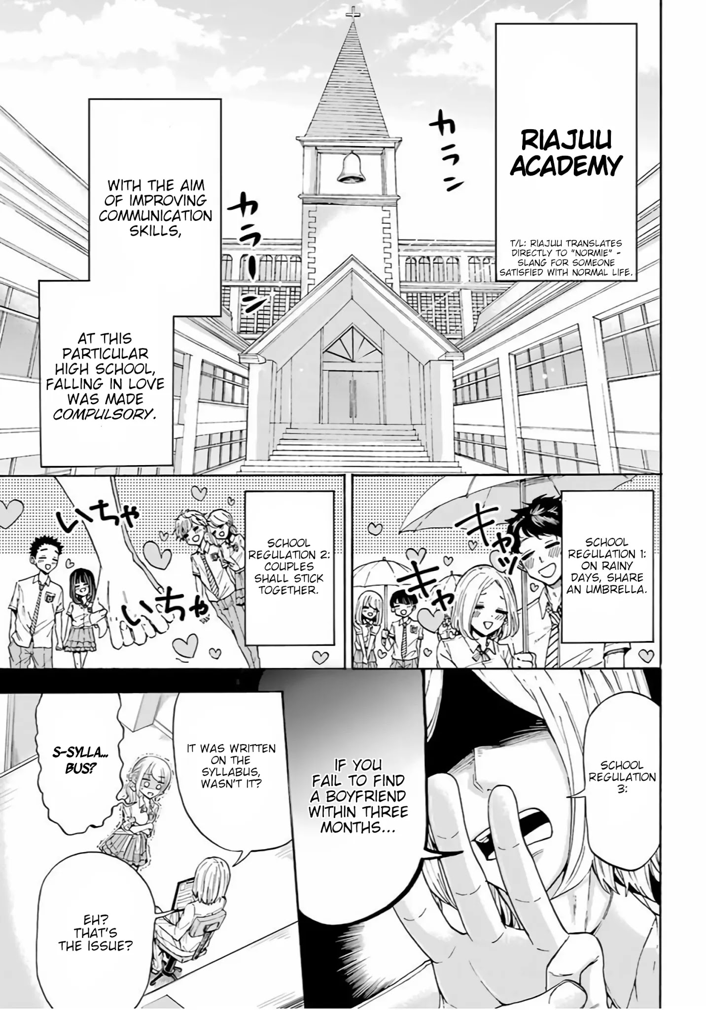 A Gyaru And Otaku Who Have Entered A School Where They Will Have To Dropout If They Cannot Get A Lover! - Oneshot