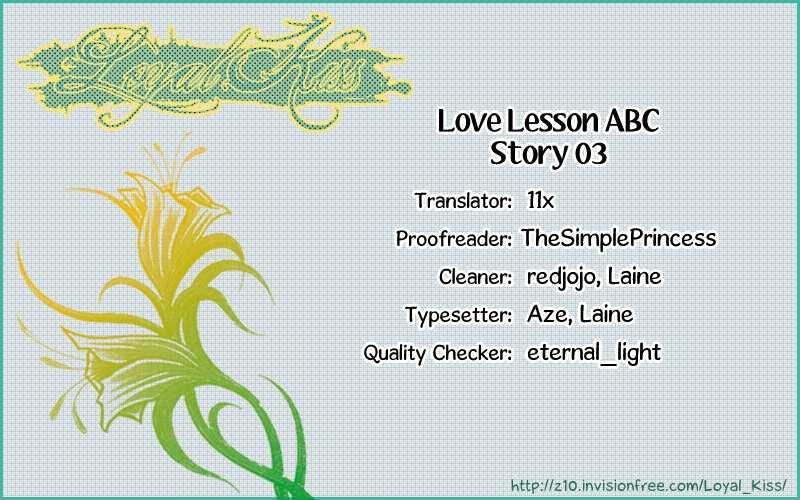 Love Lesson Abc - Vol.1 Chapter 3 : That Person S The Best