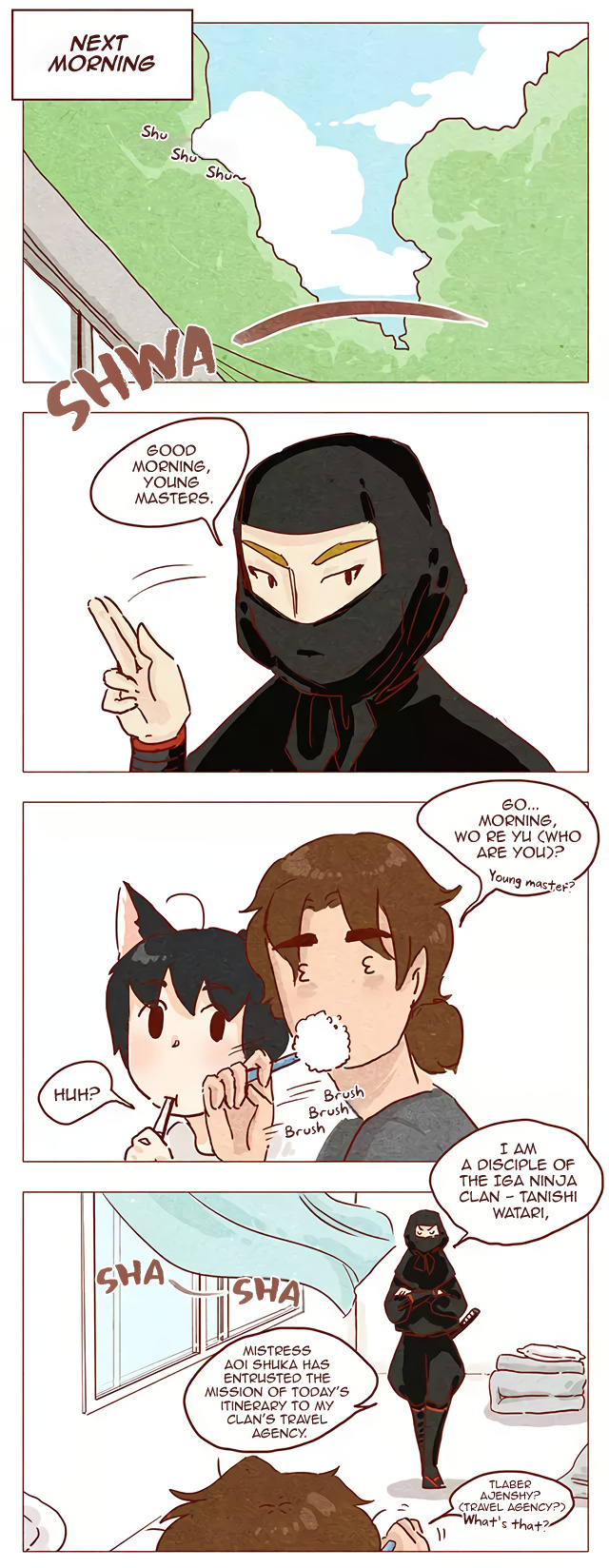 Hey, Your Cat Ears Are Showing! - Chapter 35: Eared Ninja (Upper)