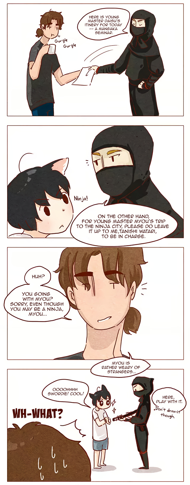 Hey, Your Cat Ears Are Showing! - Chapter 35: Eared Ninja (Upper)