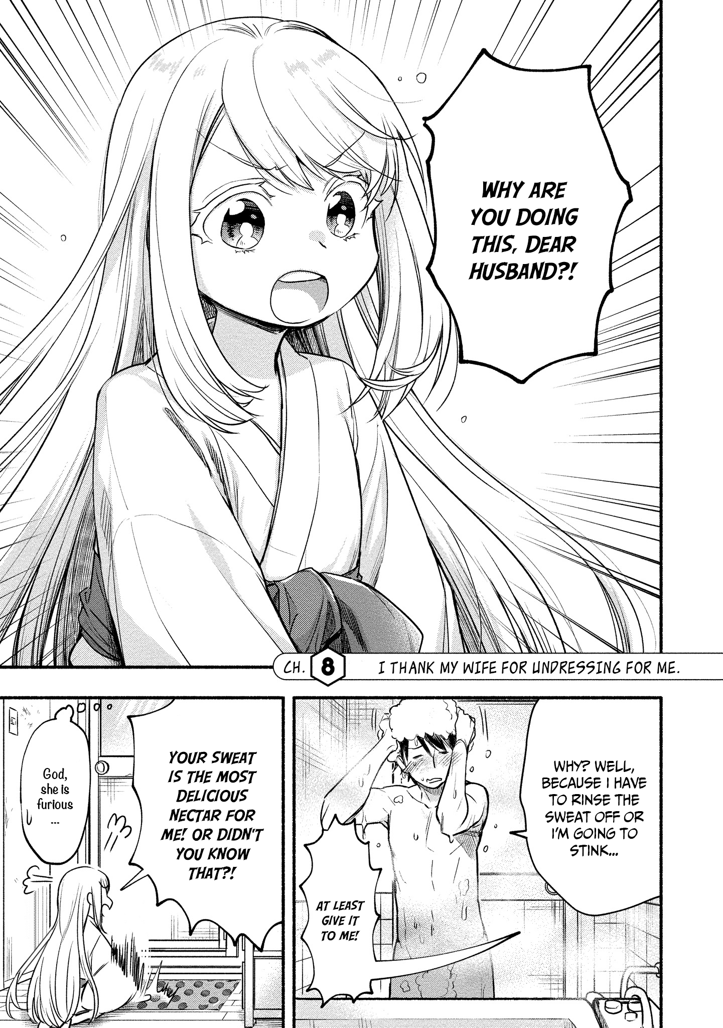 Yuki No Niiduma Wa Boku To Tokeaitai - Vol.2 Chapter 8: I Thank My Wife For Undressing For Me.