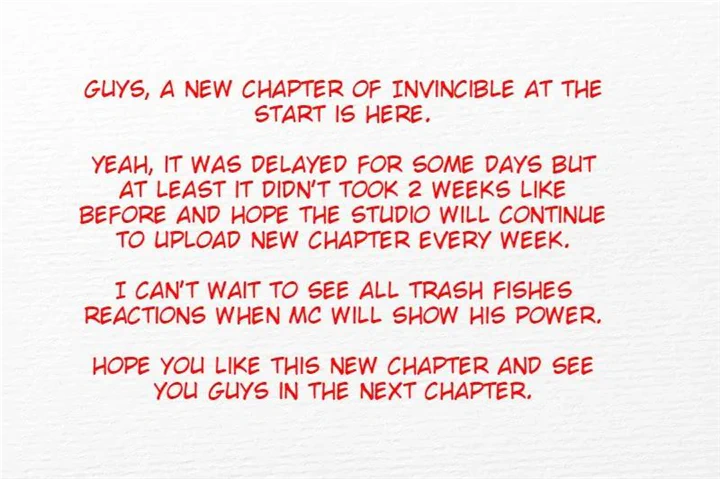 Invincible At The Start - Chapter 109