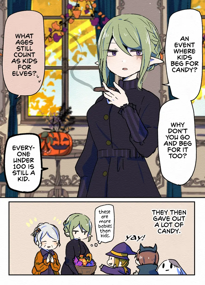 Shijou De Katta Dorei Elf Ni Oratsukareru - Chapter 4: Halloween With The Bossy Elf And The Old Lady