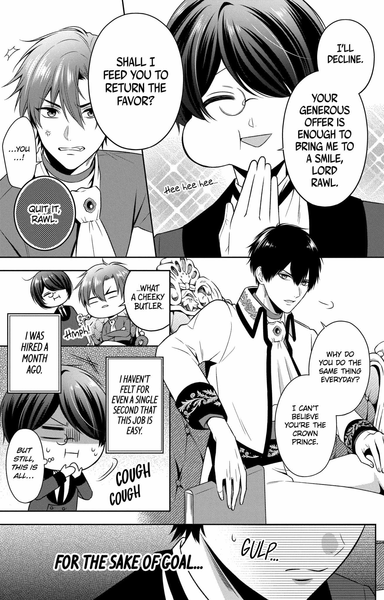 Disguised As A Butler The Former Princess Evades The Prince’s Love! - Chapter 1