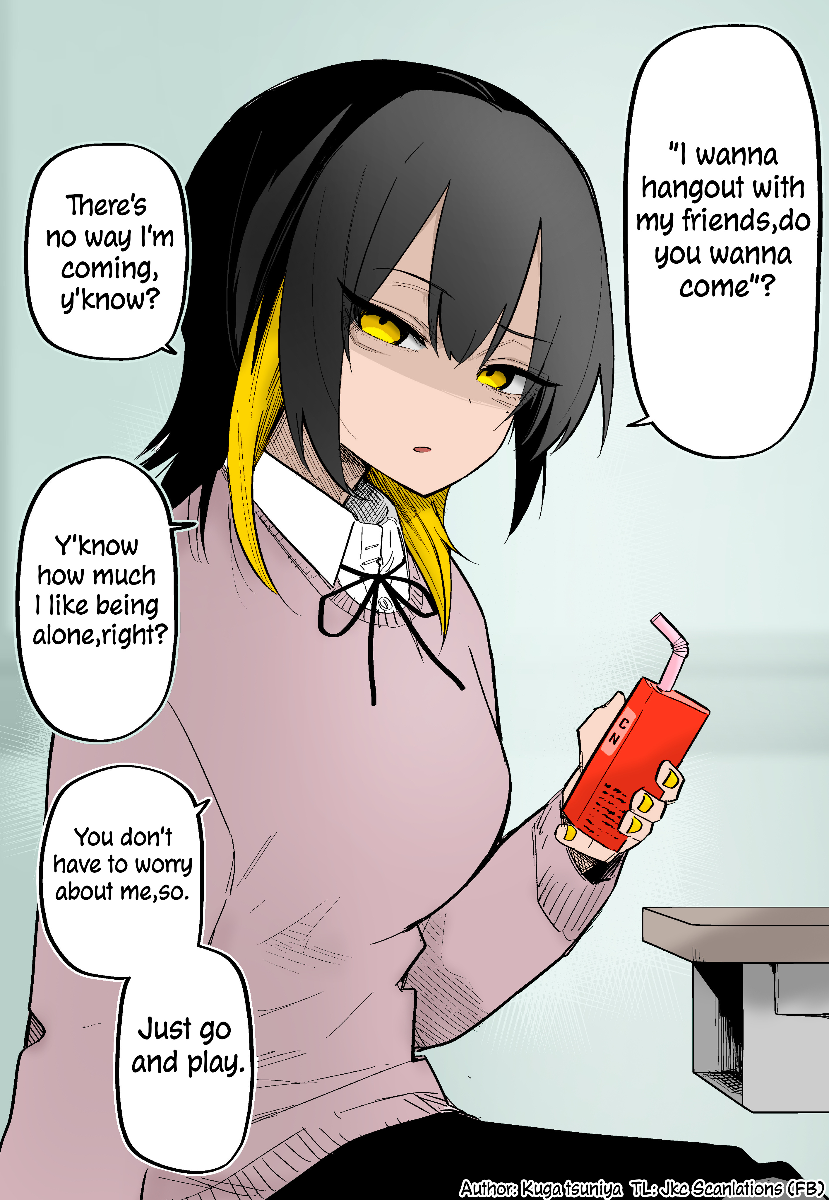 I Confessed To A Lone Wolf Girl (Fan Colored) - Chapter 4