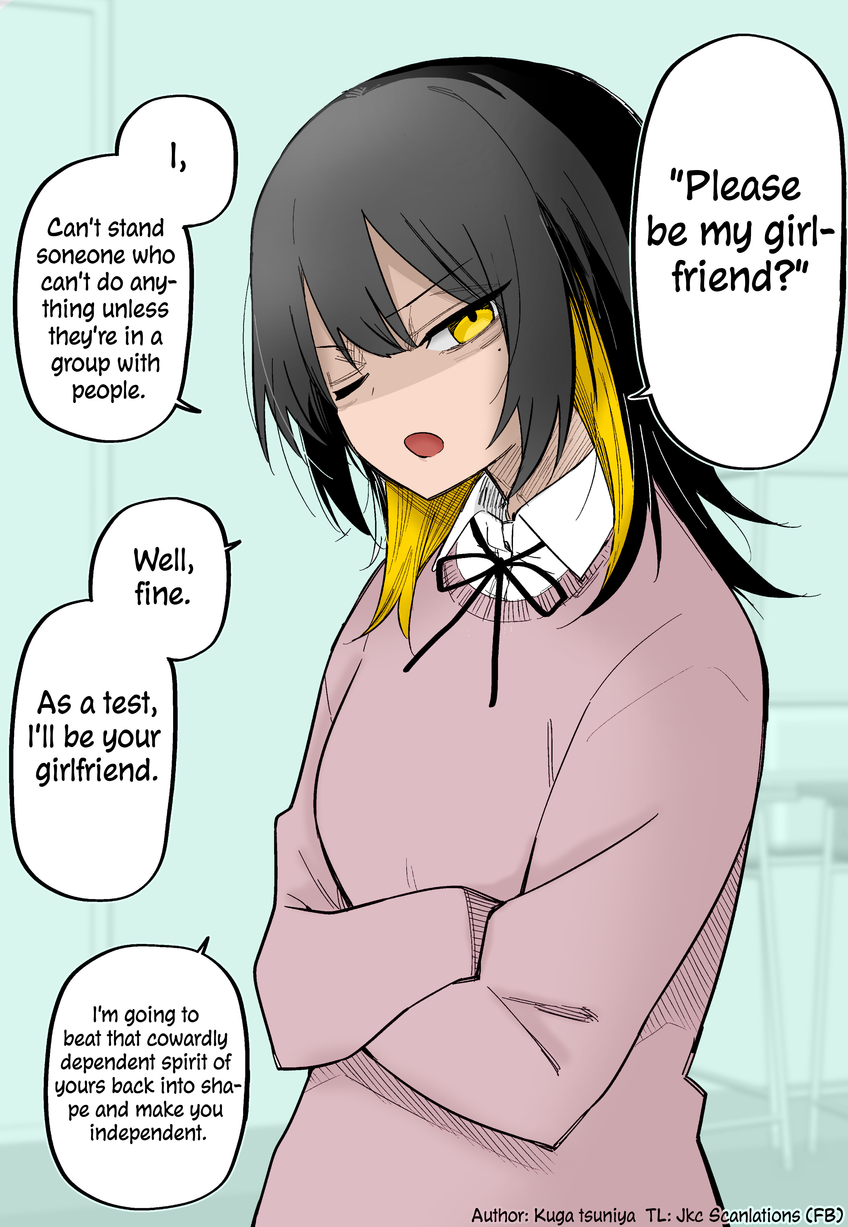 I Confessed To A Lone Wolf Girl (Fan Colored) - Chapter 1