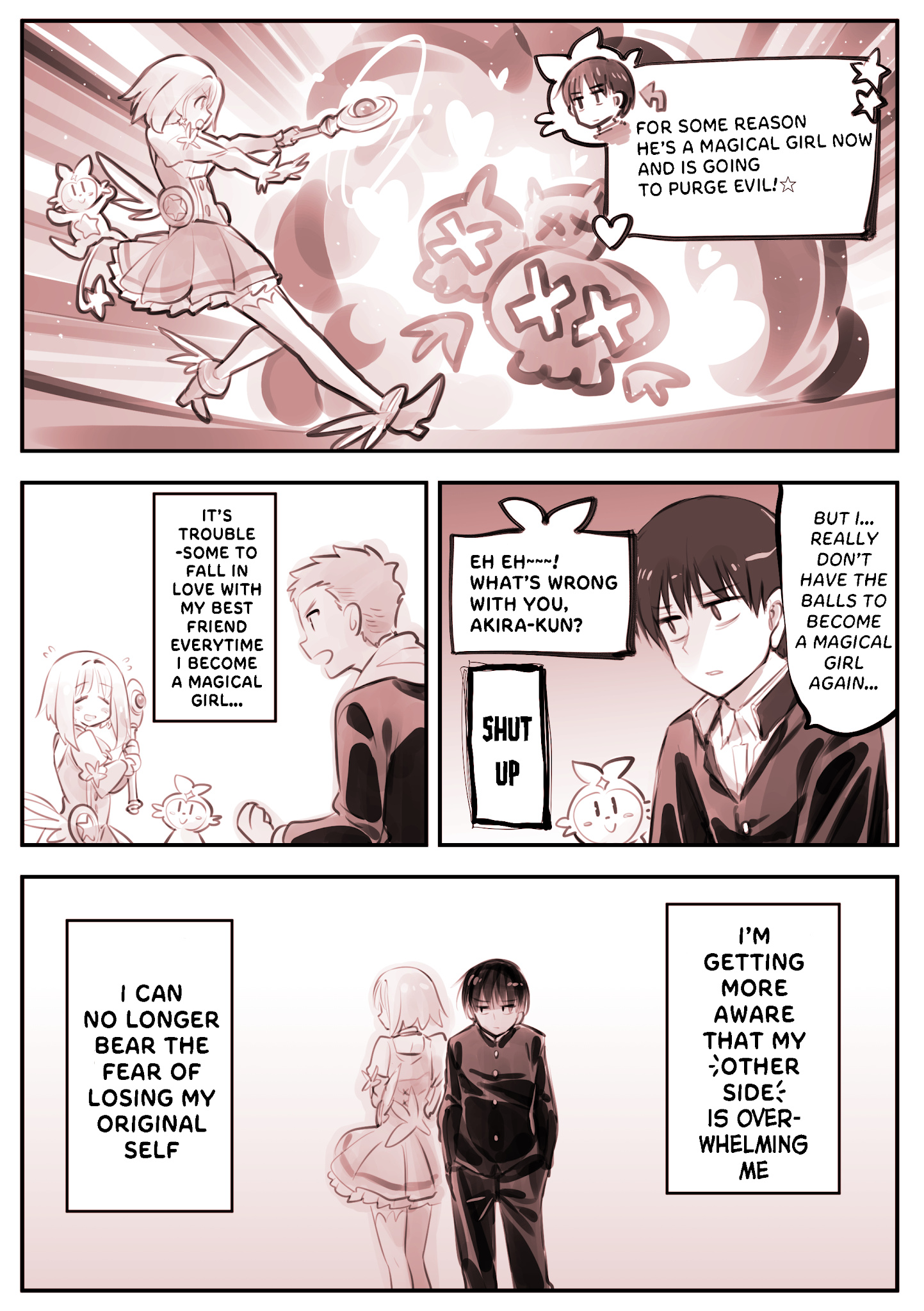 He Is A Magical Girl - Chapter 4: Confronting Magical Girl