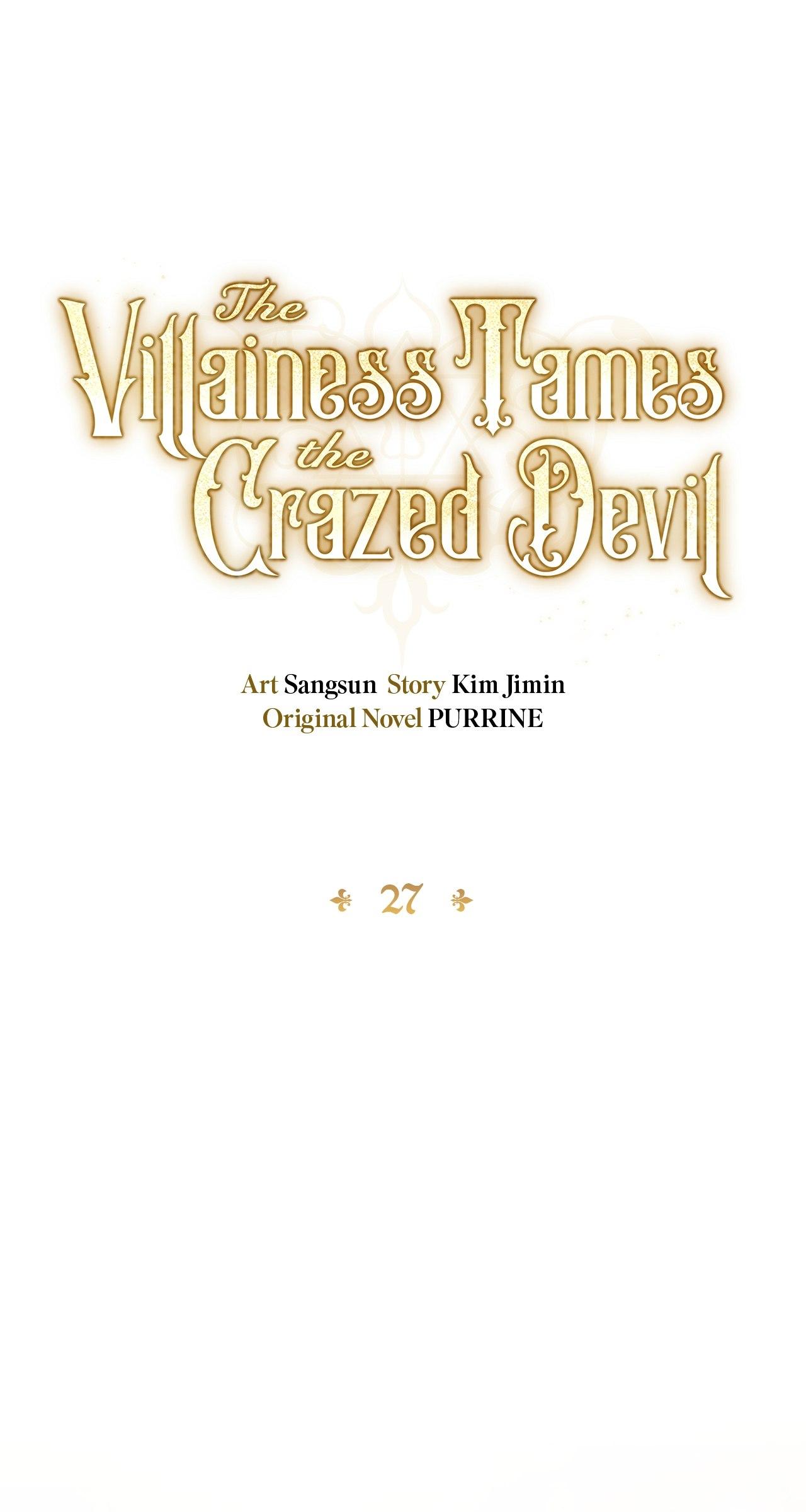 The Villainess Tames The Crazed Devil - Chapter 27