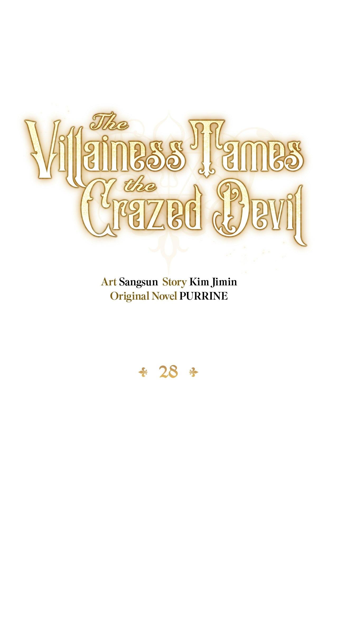 The Villainess Tames The Crazed Devil - Chapter 28