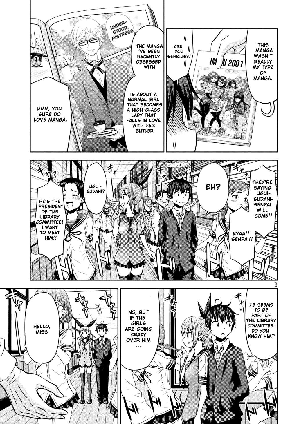 Chikotan, Kowareru - Chapter 53: The Second Mercenary Of The Student Council Makes His Appearance!! Here Comes Uguisudani, President Of The Library Committee!!