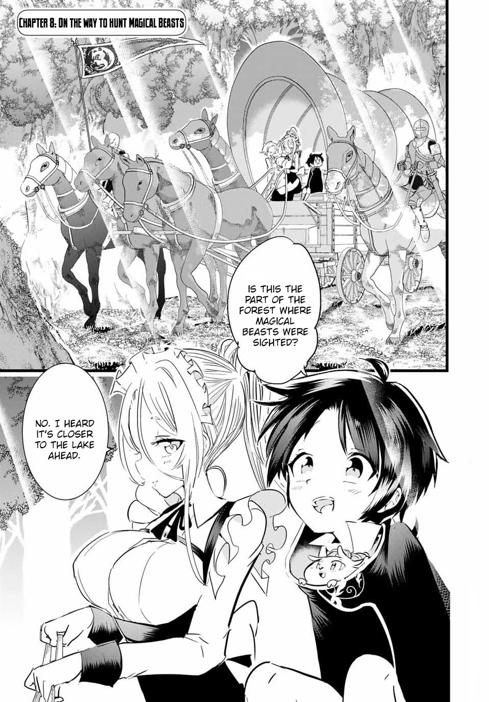 Tensei Shitara Dai Nana Ouji Dattanode, Kimamani Majutsu O Kiwamemasu - Chapter 8: On The Way To Hunt Magical Beasts