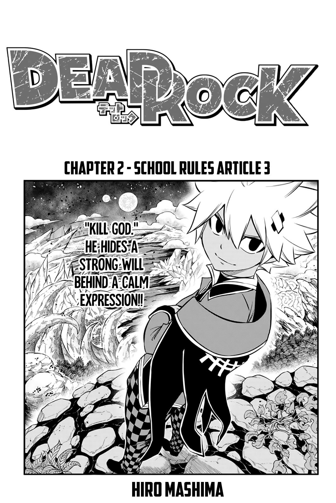 Dead Rock - Vol.1 Chapter 2: School Rules Article 3