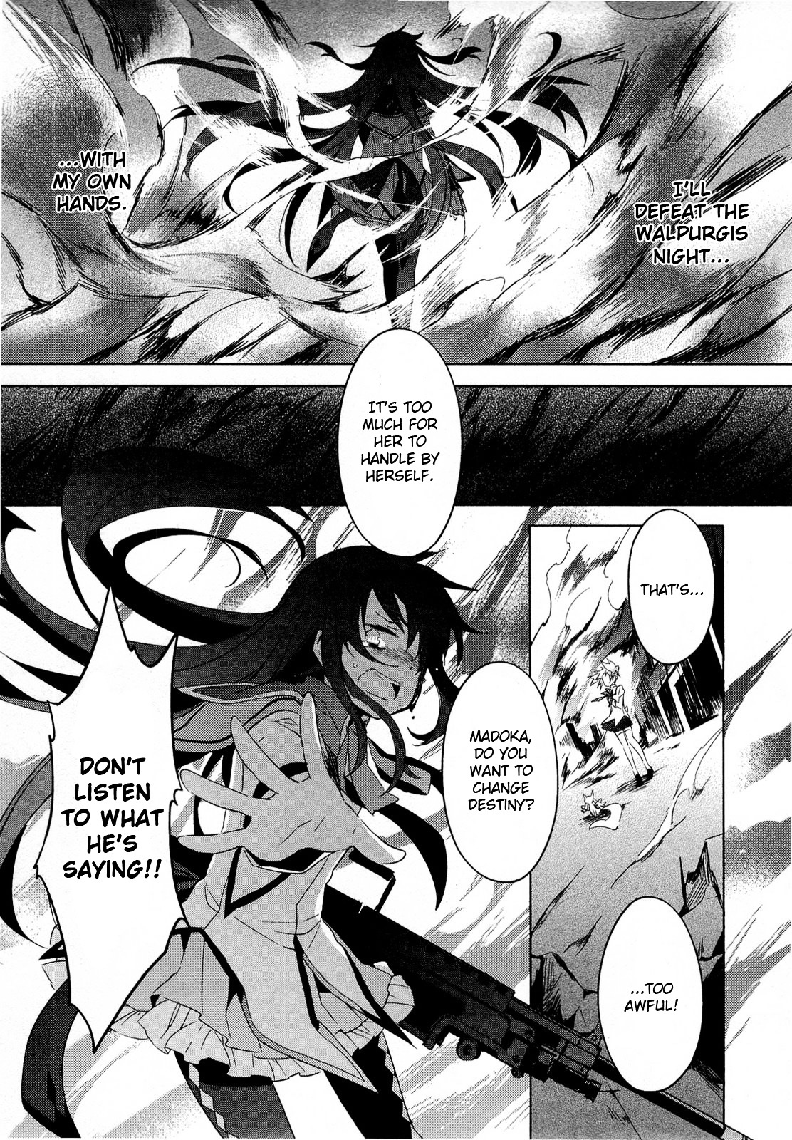 Mahou Shoujo Madoka★Magica - Vol.3 Chapter 10 : I Won T Depend On Anyone Anymore