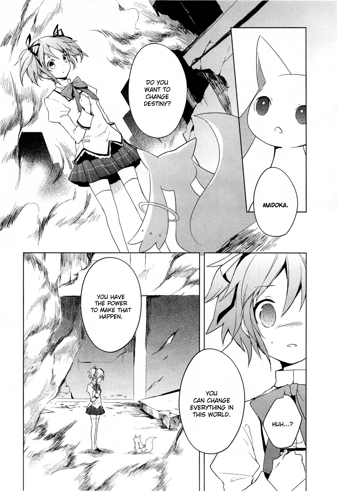 Mahou Shoujo Madoka★Magica - Vol.1 Chapter 1 : I Kind Of Saw Her In My Dream