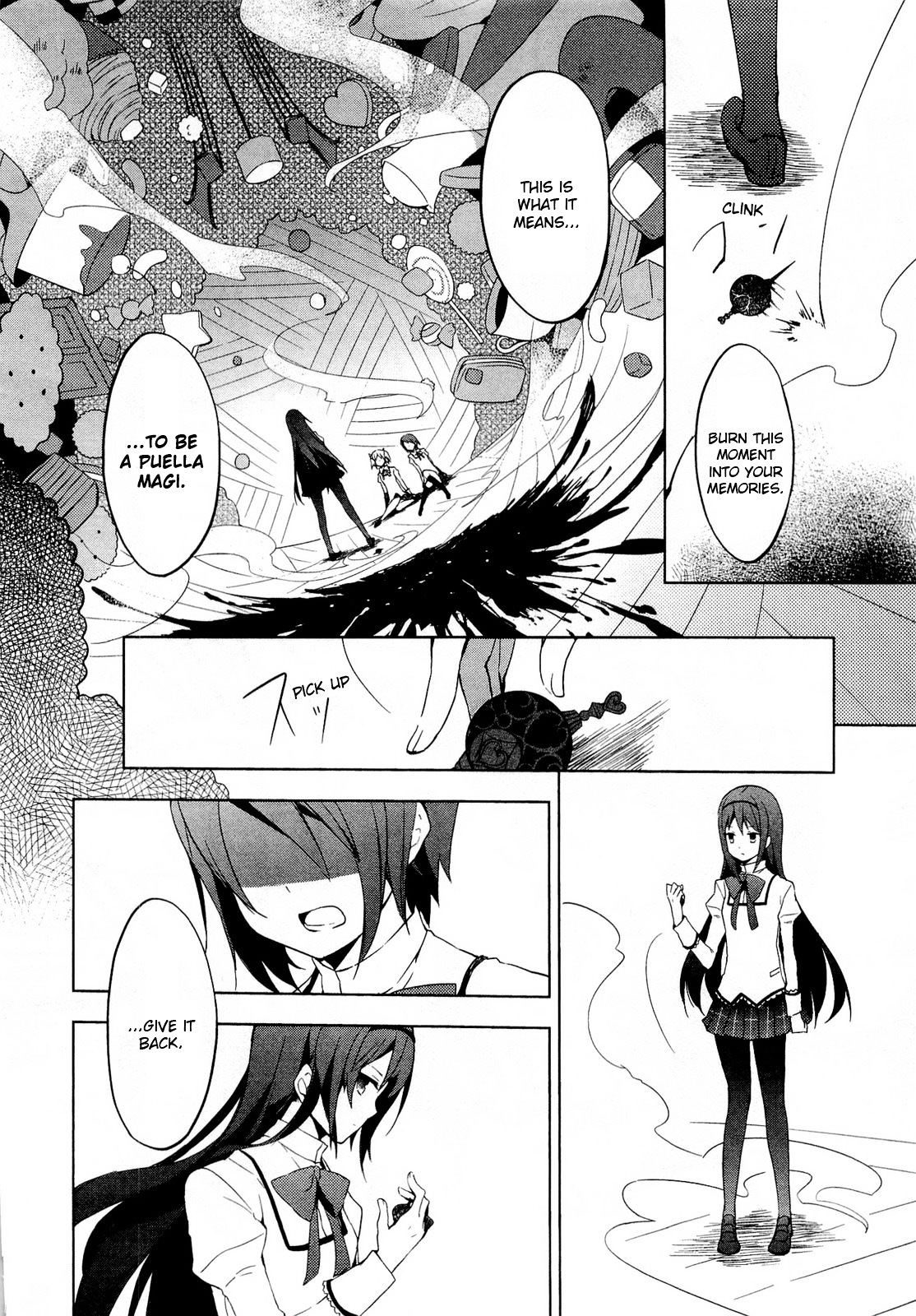 Mahou Shoujo Madoka★Magica - Vol.1 Chapter 3 : I M Not Afraid Of Anything Anymore