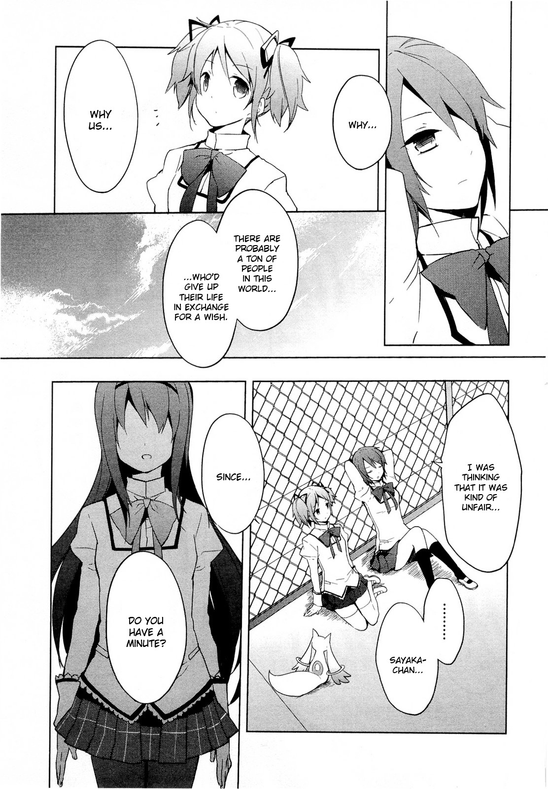 Mahou Shoujo Madoka★Magica - Vol.1 Chapter 2 : I Thought That It Would Be Really Nice