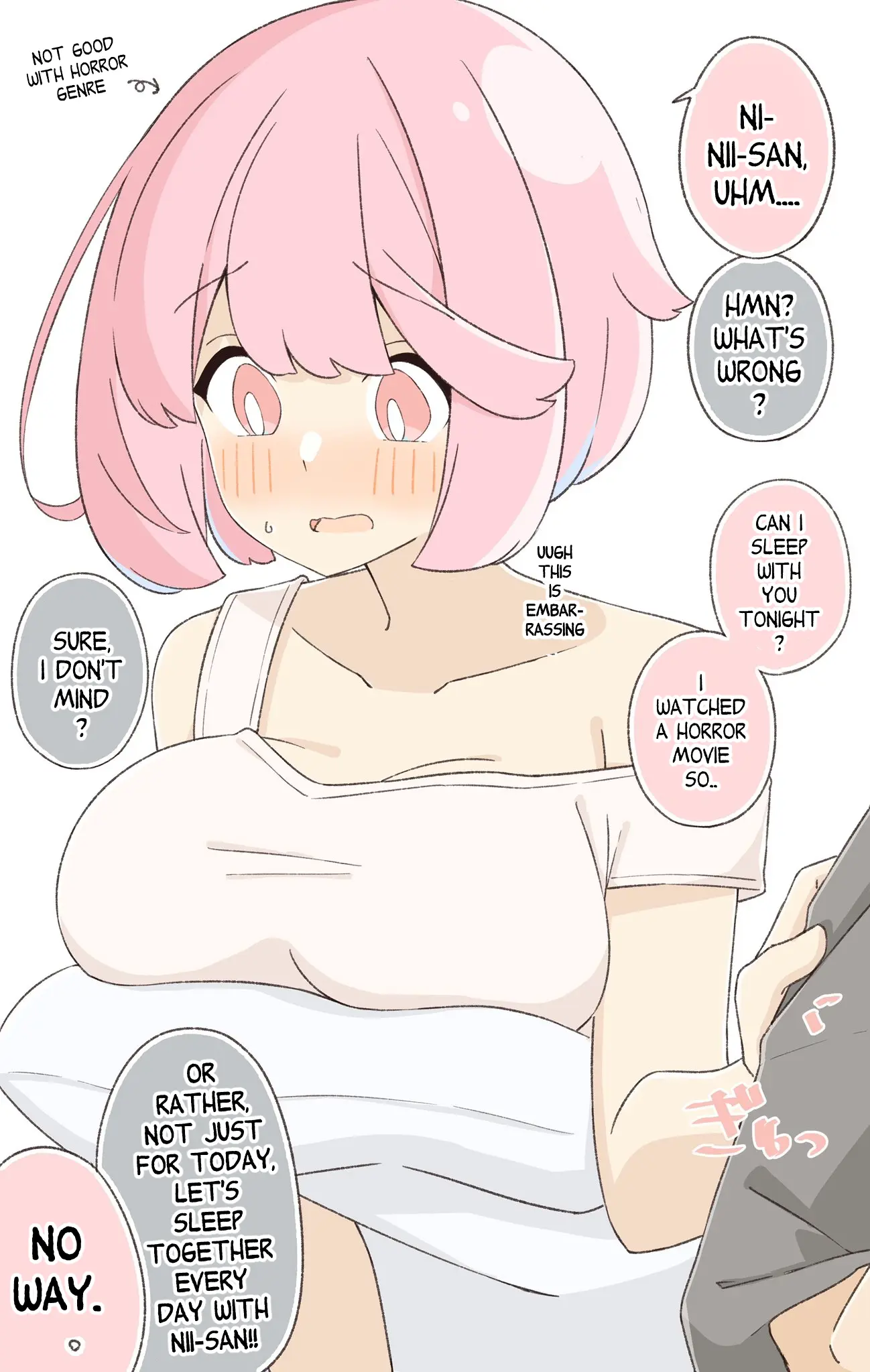 Imouto No Mune Ga Suki - Chapter 6: I Want To Sleep With My Sister Every Night