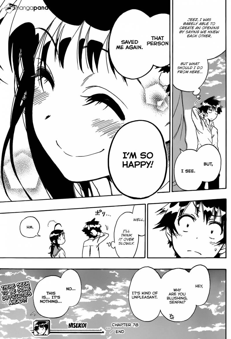 Nisekoi - Chapter 78