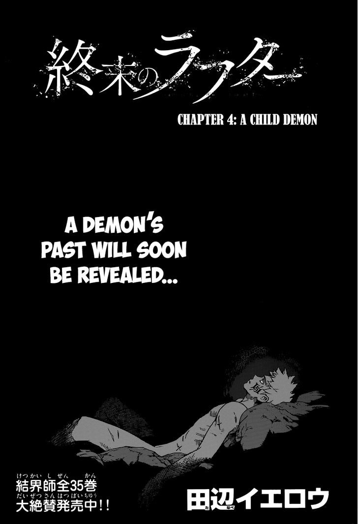 Shuumatsu No Laughter - Chapter 4 : A Child Demon