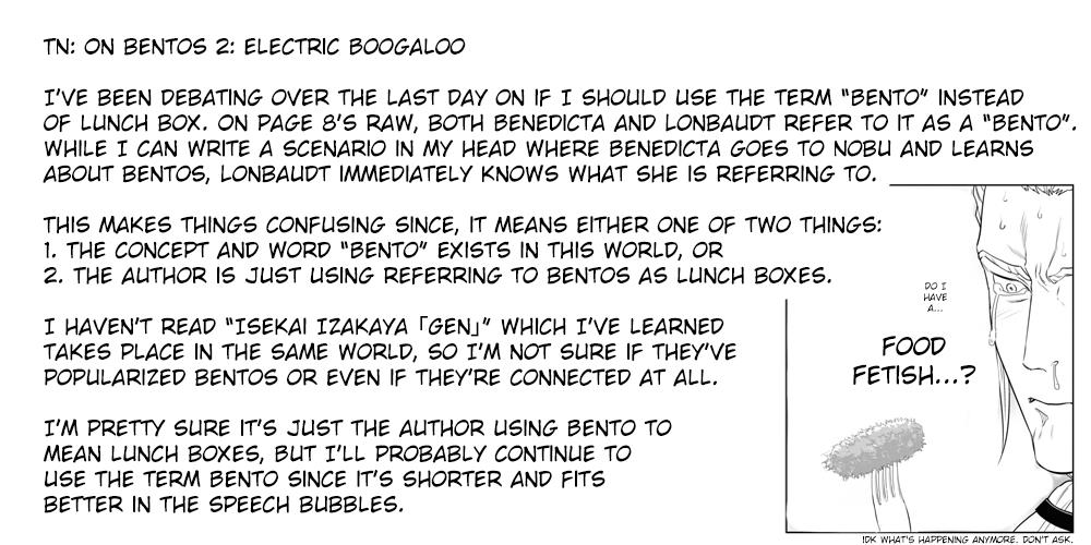 Isekai Izakaya - Chapter 78: Take-Out Bento