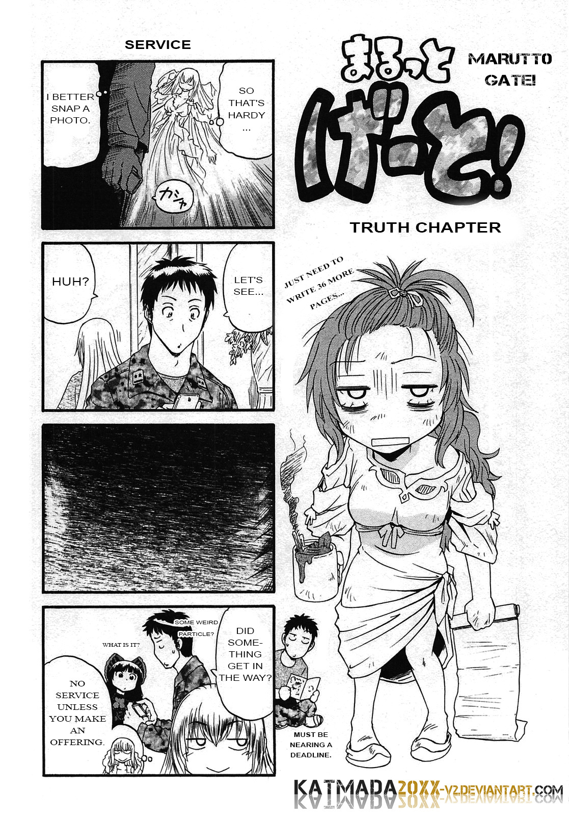 Gate - Jietai Kare No Chi Nite, Kaku Tatakeri - Vol.10 Chapter 57.55: Marutto Gate! Truth Chapter