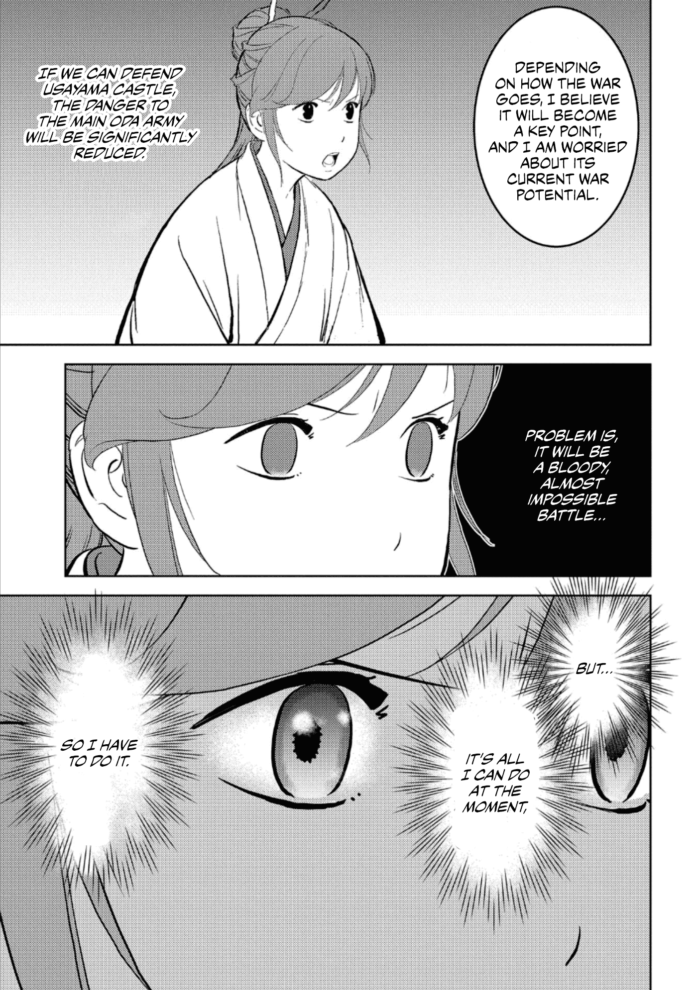 Sengoku Komachi Kurou Tan! - Chapter 47: Determination