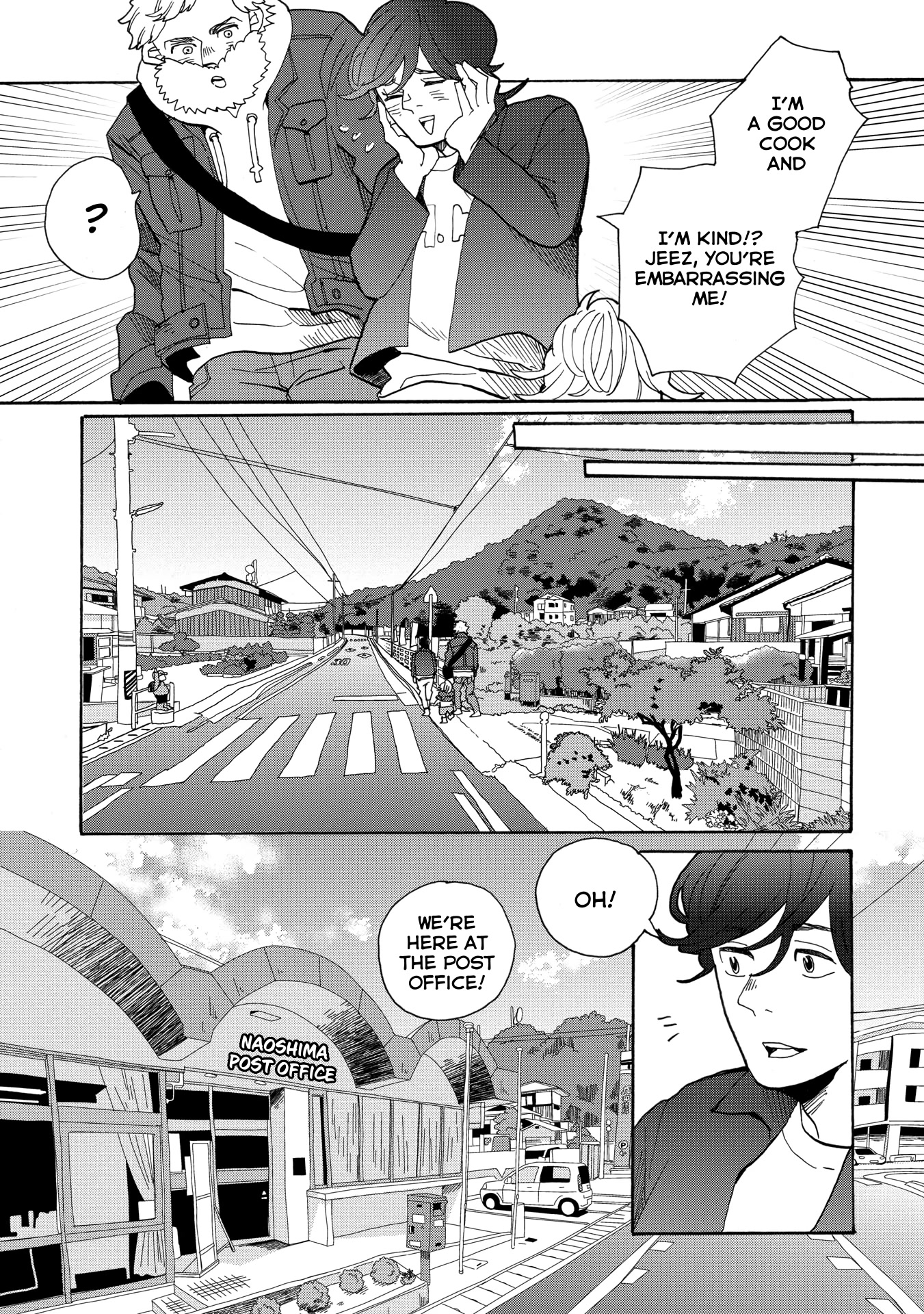 Udon No Kuni No Kin'iro Kemari - Chapter 46.5: Naoshima Post Office