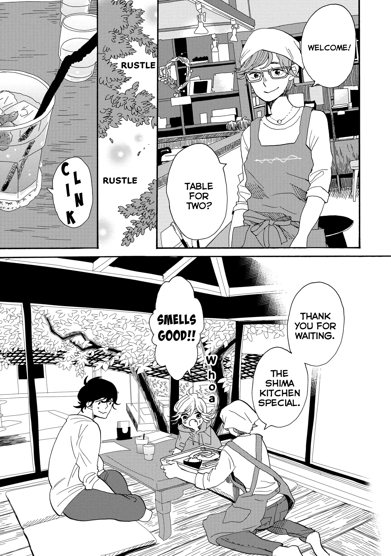 Udon No Kuni No Kin'iro Kemari - Chapter 43: Shima Kitchen