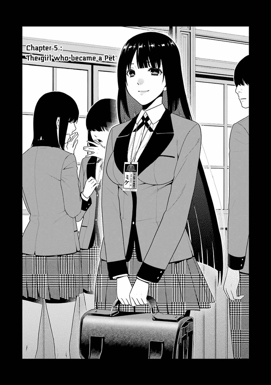 Kakegurui - Chapter 5 : The Girl Who Became A Pet