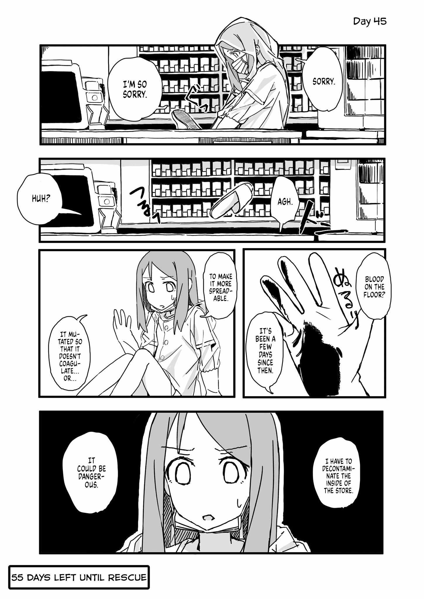 Convenience Store Of The Dead ~The Convenience Store Clerk Will Get Rescued In 100 Days~ - Chapter 45