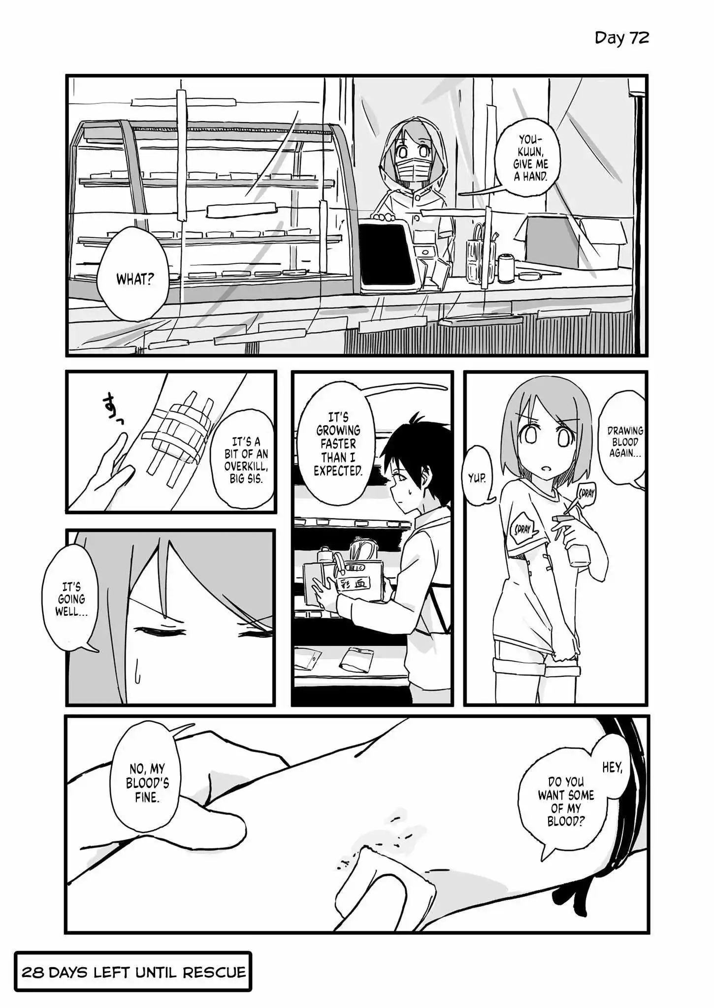 Convenience Store Of The Dead ~The Convenience Store Clerk Will Get Rescued In 100 Days~ - Chapter 72