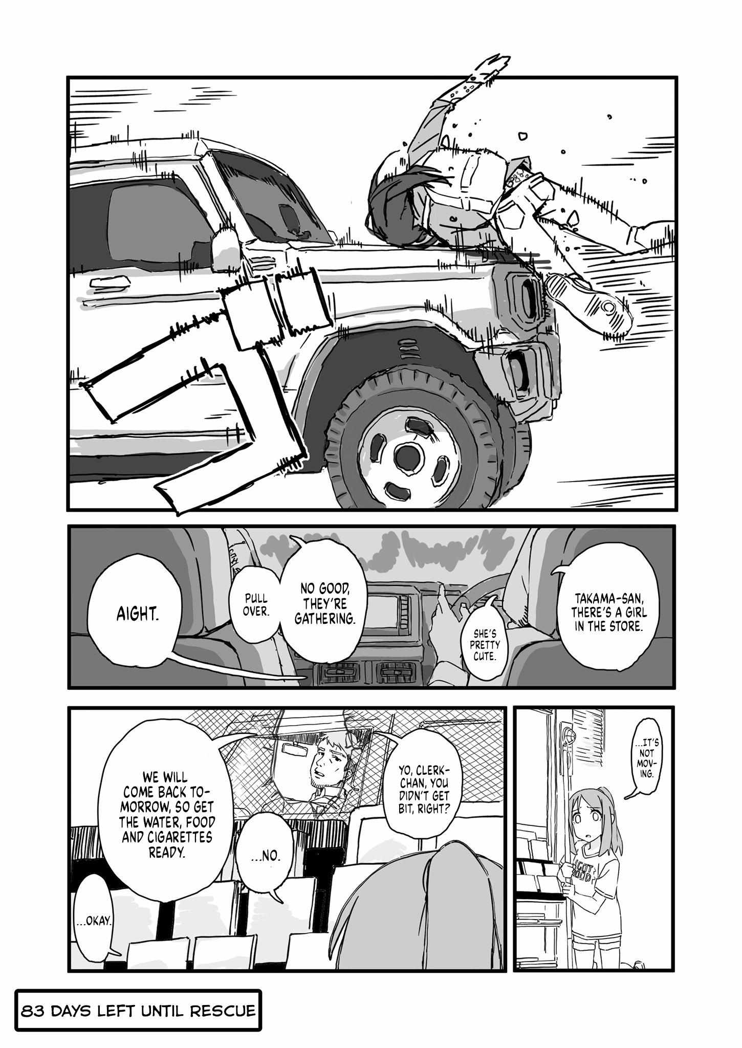 Convenience Store Of The Dead ~The Convenience Store Clerk Will Get Rescued In 100 Days~ - Chapter 17