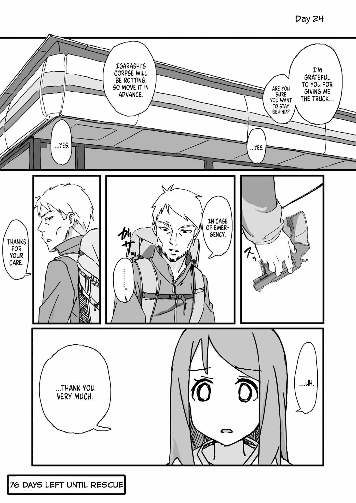 Convenience Store Of The Dead ~The Convenience Store Clerk Will Get Rescued In 100 Days~ - Chapter 24