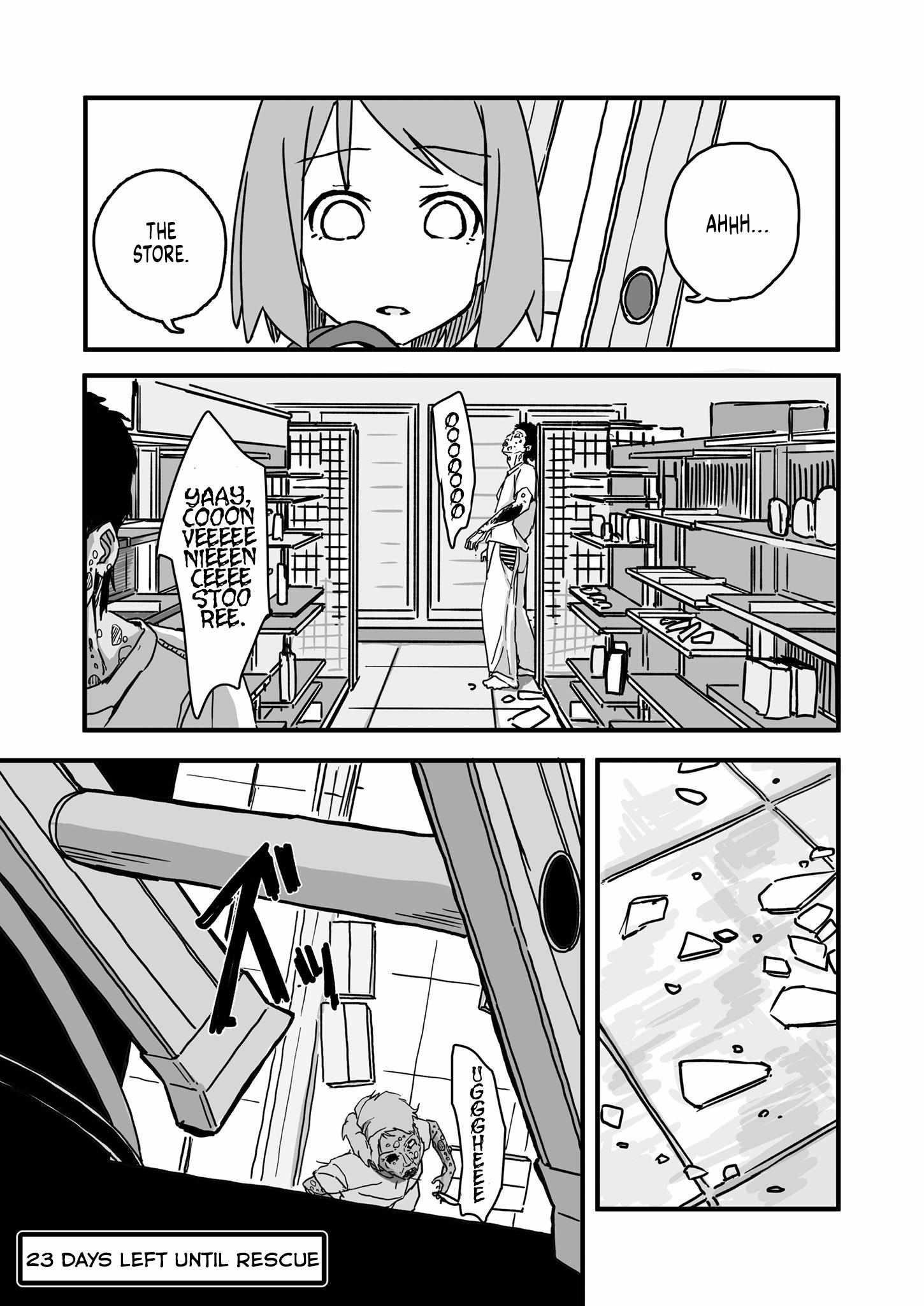 Convenience Store Of The Dead ~The Convenience Store Clerk Will Get Rescued In 100 Days~ - Chapter 77