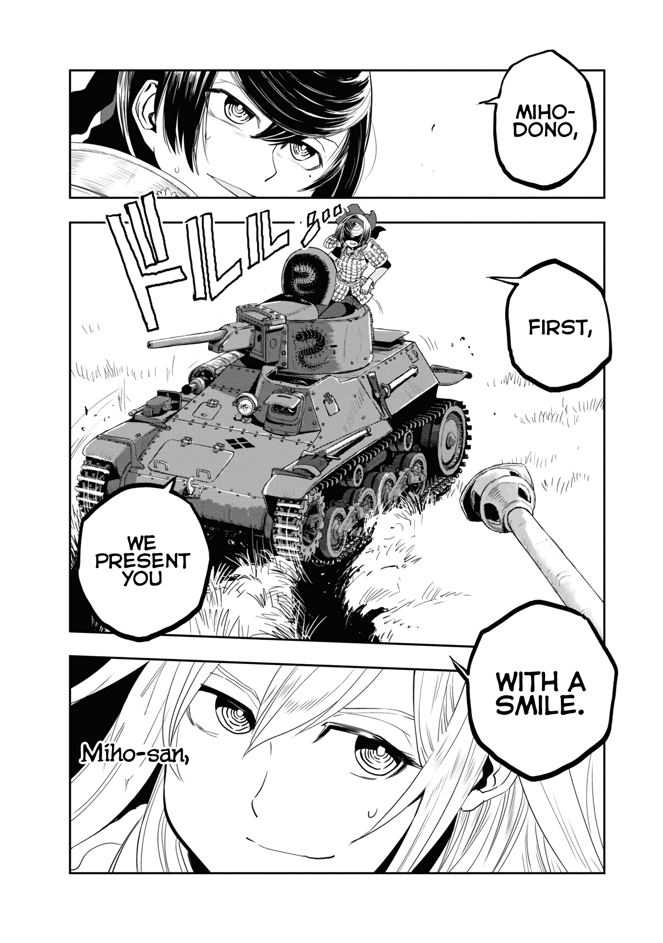 Girls & Panzer - Ribbon No Musha - Vol.15 Chapter 58: The Showdown With Nishizumi Miho (Part 2)