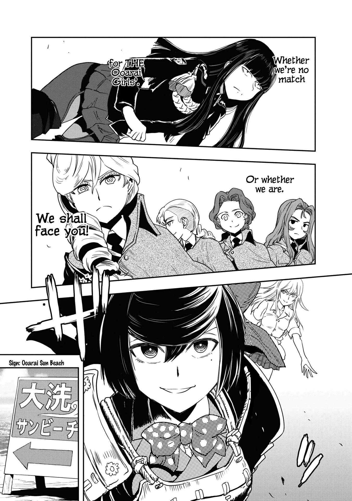 Girls & Panzer - Ribbon No Musha - Vol.15 Chapter 58: The Showdown With Nishizumi Miho (Part 2)