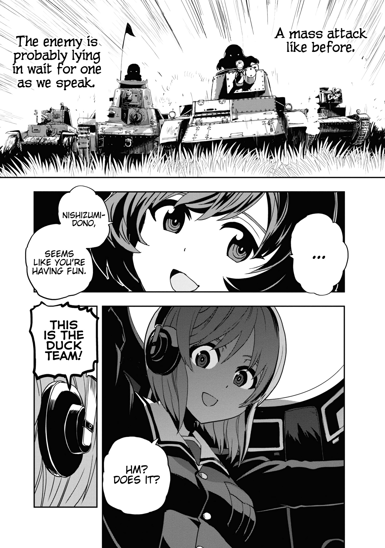 Girls & Panzer - Ribbon No Musha - Vol.15 Chapter 59: The Showdown With Nishizumi Miho (Part 3)