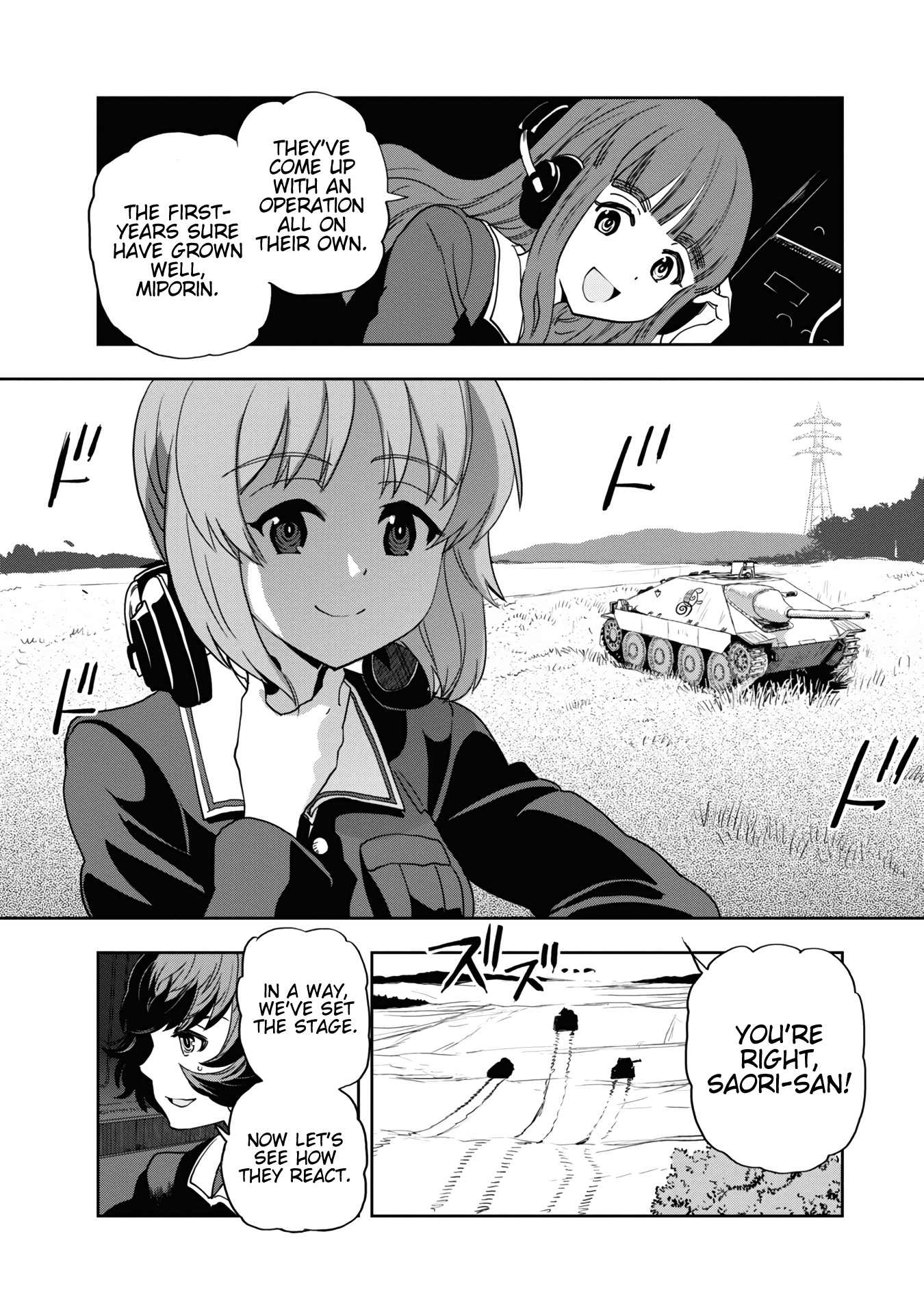 Girls & Panzer - Ribbon No Musha - Vol.15 Chapter 59: The Showdown With Nishizumi Miho (Part 3)