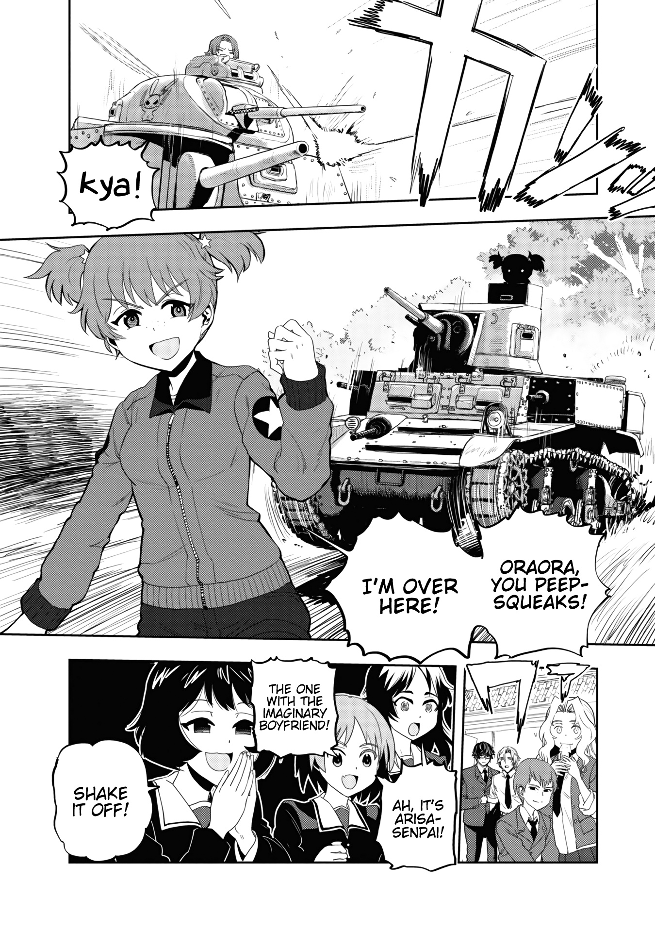 Girls & Panzer - Ribbon No Musha - Vol.15 Chapter 59: The Showdown With Nishizumi Miho (Part 3)