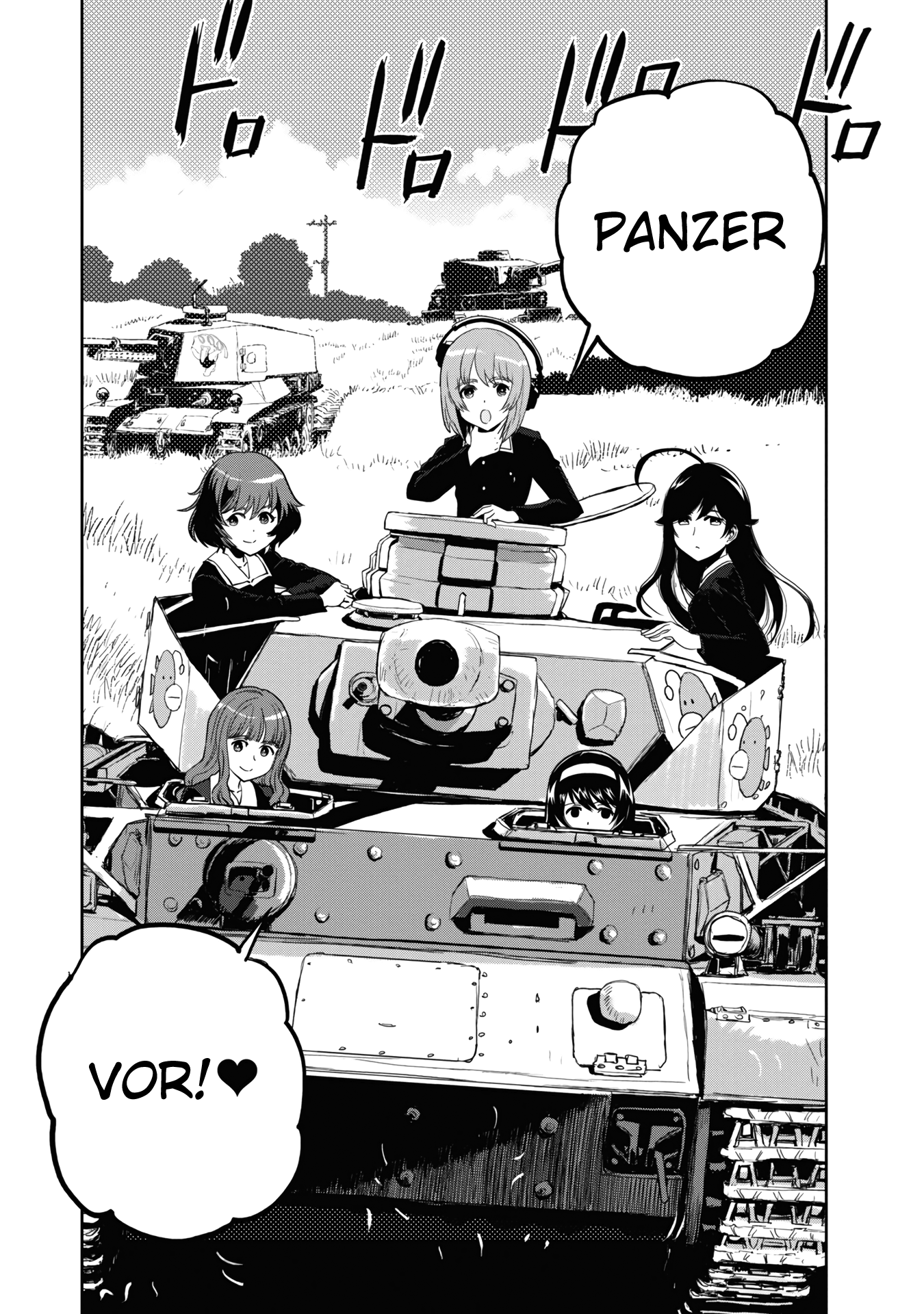 Girls & Panzer - Ribbon No Musha - Vol.15 Chapter 57: The Showdown With Nishizumi Miho (Part 1)