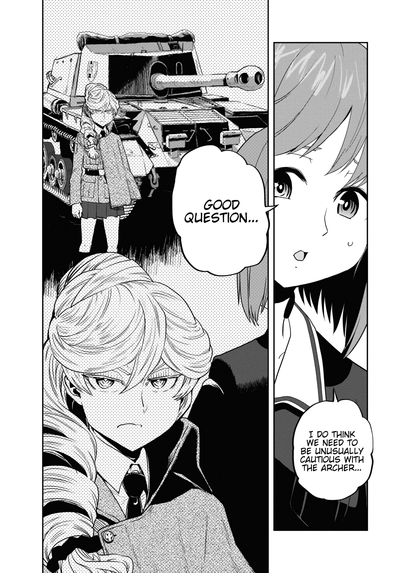 Girls & Panzer - Ribbon No Musha - Vol.15 Chapter 57: The Showdown With Nishizumi Miho (Part 1)