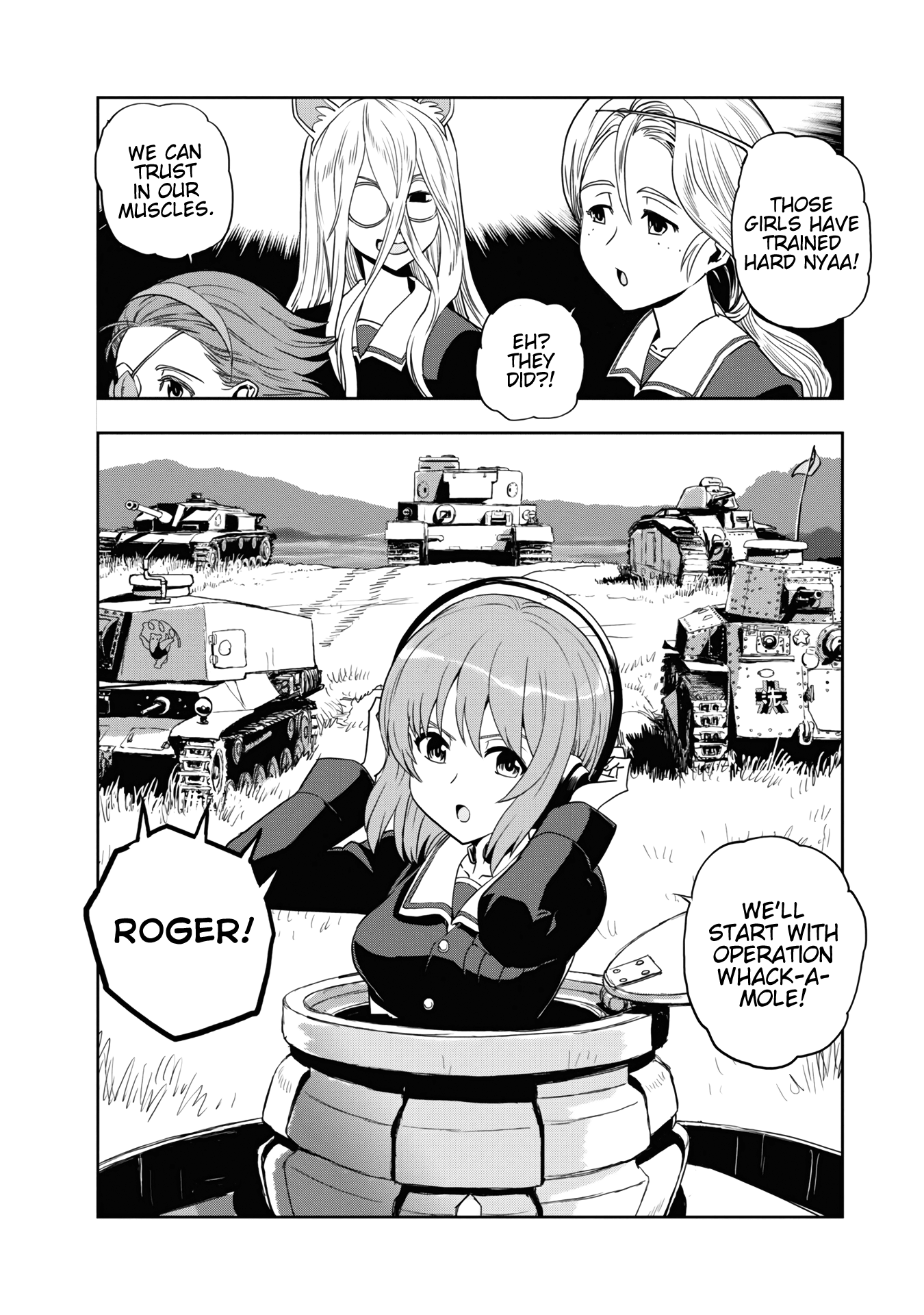 Girls & Panzer - Ribbon No Musha - Vol.15 Chapter 57: The Showdown With Nishizumi Miho (Part 1)