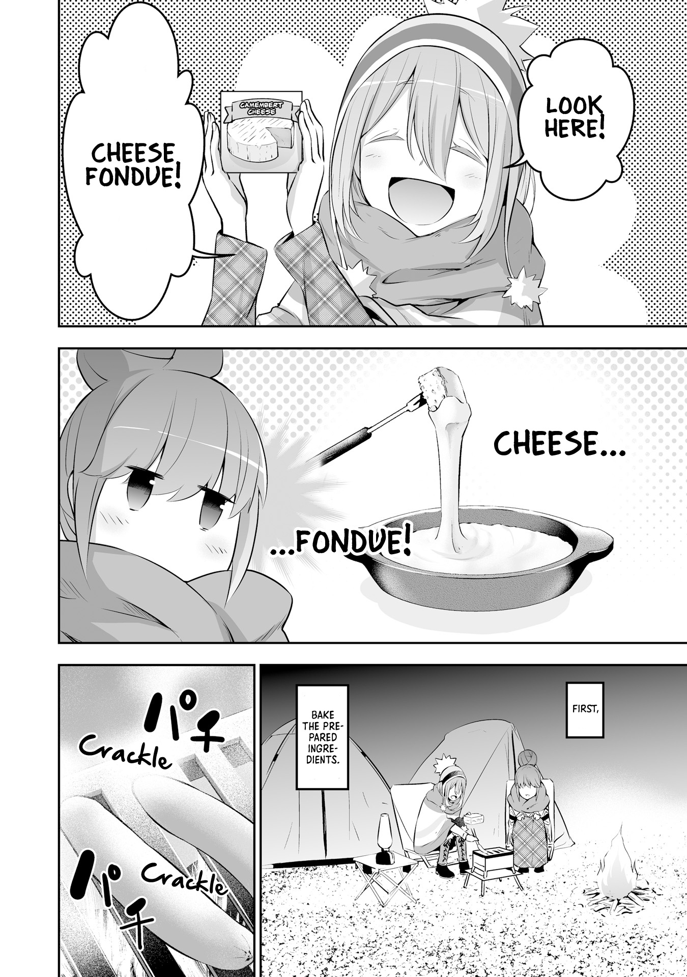 Yuru Camp △ Anthology Comic - Vol.1 Chapter 8: Cheese Fondue And Garlic Toast (Muramitsu)