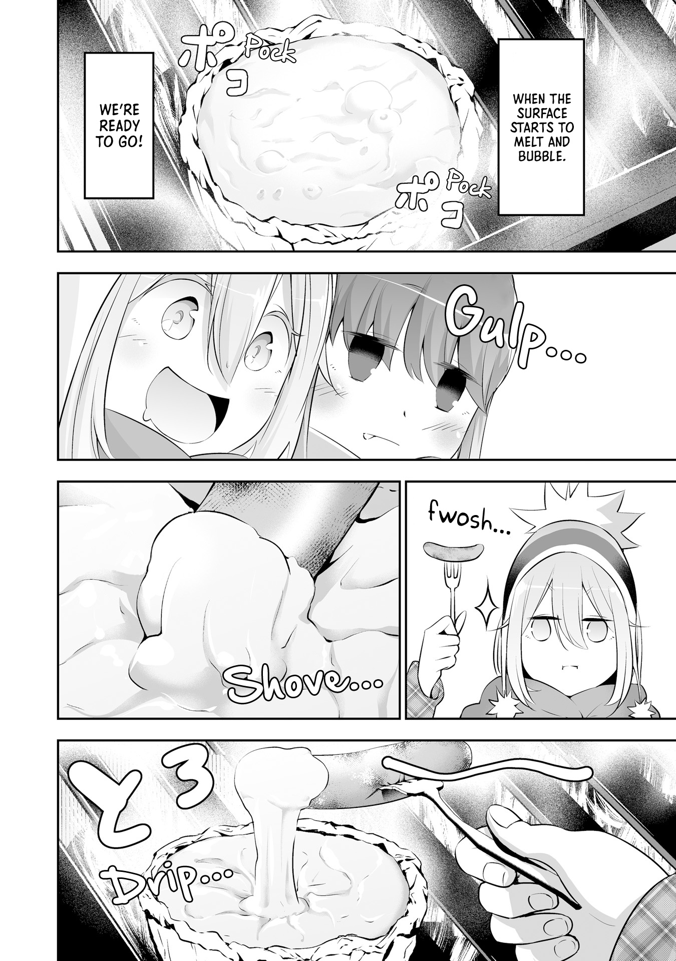 Yuru Camp △ Anthology Comic - Vol.1 Chapter 8: Cheese Fondue And Garlic Toast (Muramitsu)