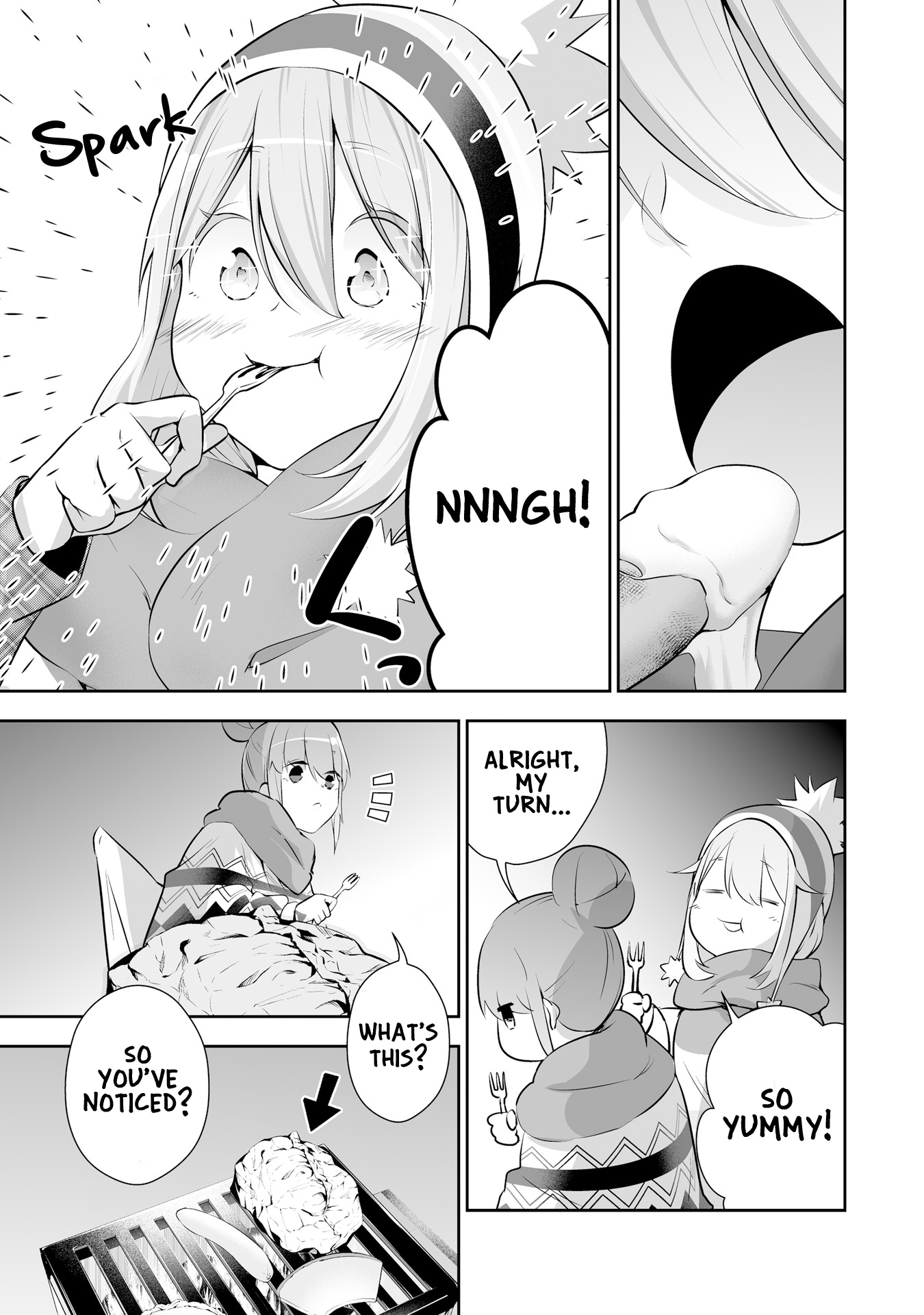 Yuru Camp △ Anthology Comic - Vol.1 Chapter 8: Cheese Fondue And Garlic Toast (Muramitsu)