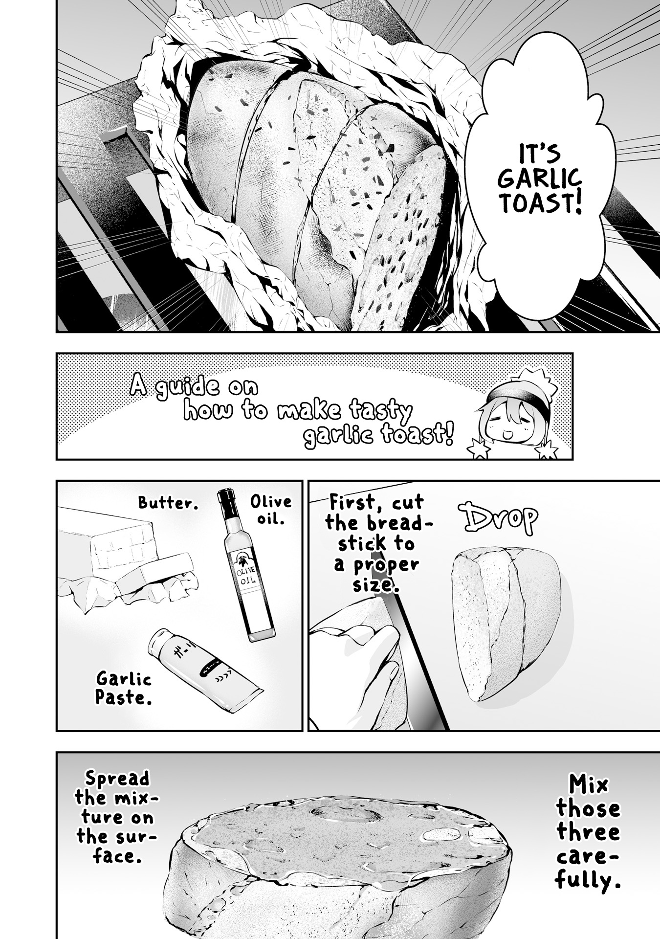 Yuru Camp △ Anthology Comic - Vol.1 Chapter 8: Cheese Fondue And Garlic Toast (Muramitsu)