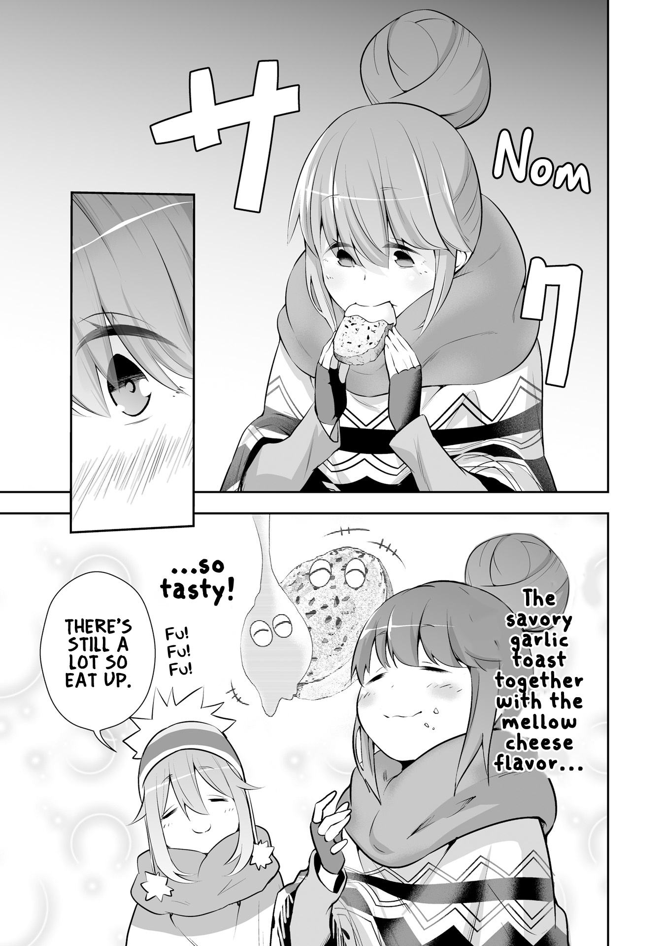 Yuru Camp △ Anthology Comic - Vol.1 Chapter 8: Cheese Fondue And Garlic Toast (Muramitsu)