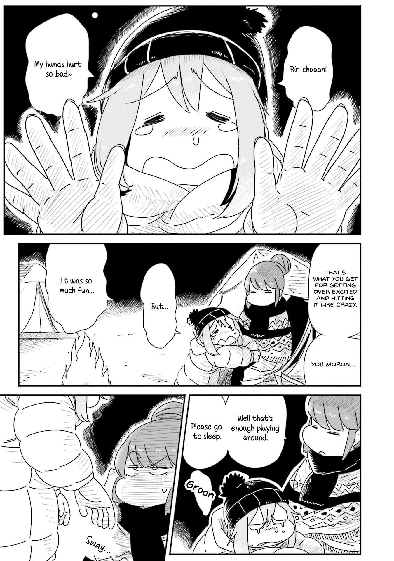 Yuru Camp △ Anthology Comic - Vol.1 Chapter 5: Playing The Djembe, Refined Camping! (Toufu)