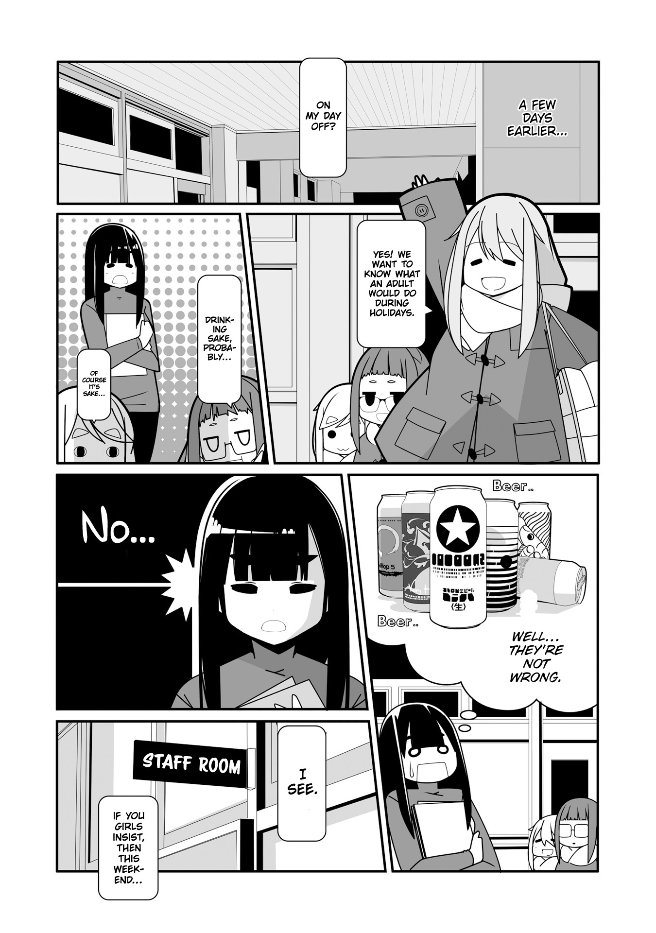 Yuru Camp △ Anthology Comic - Vol.1 Chapter 9: An Adult's Field Trip (Butternuts)